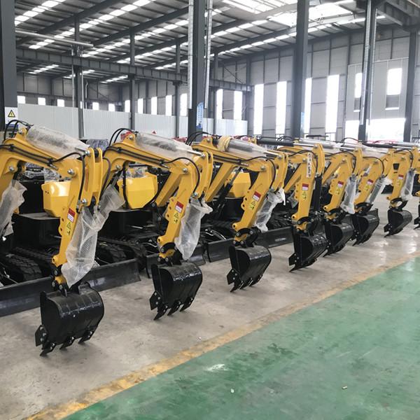 Electric Small Digger 0.8 Ton 1 Ton Diesel Mini Excavators