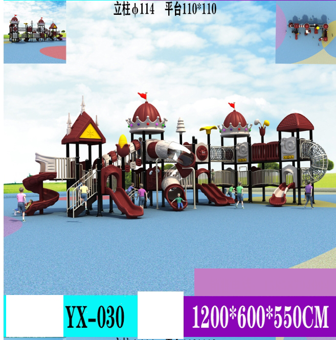 Durable Plastic Slid Outdoor Playground Equipment For KindergartenThemed Kids Playground Slide Plastic Play Structure Combination Slide For Schools