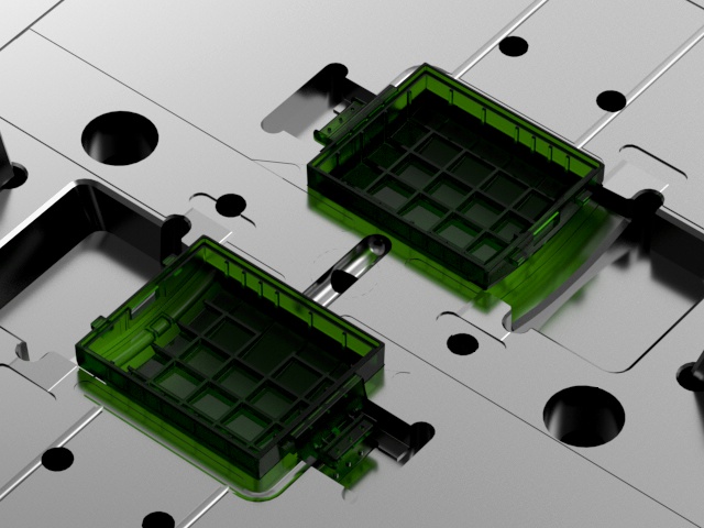 OEM / ODM: Cold Runner Injection Molding & Transparent Medical Instrument Cover (1*2) No.23670