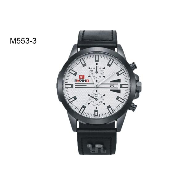 Date Men's Quartz Watch  5-Pin Multifunctional Chronograph Wristwatch M553