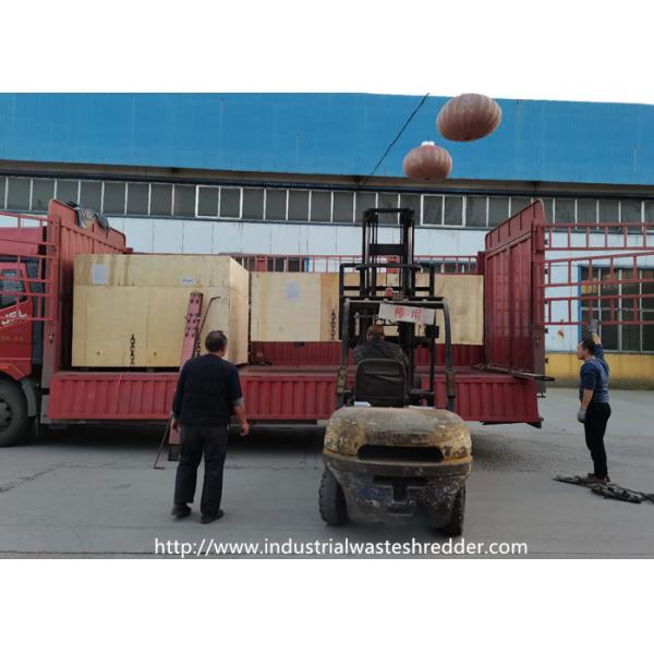 Aluminum Silicate Blanket 400mm Blade Industrial Waste Shredder 7.5kw