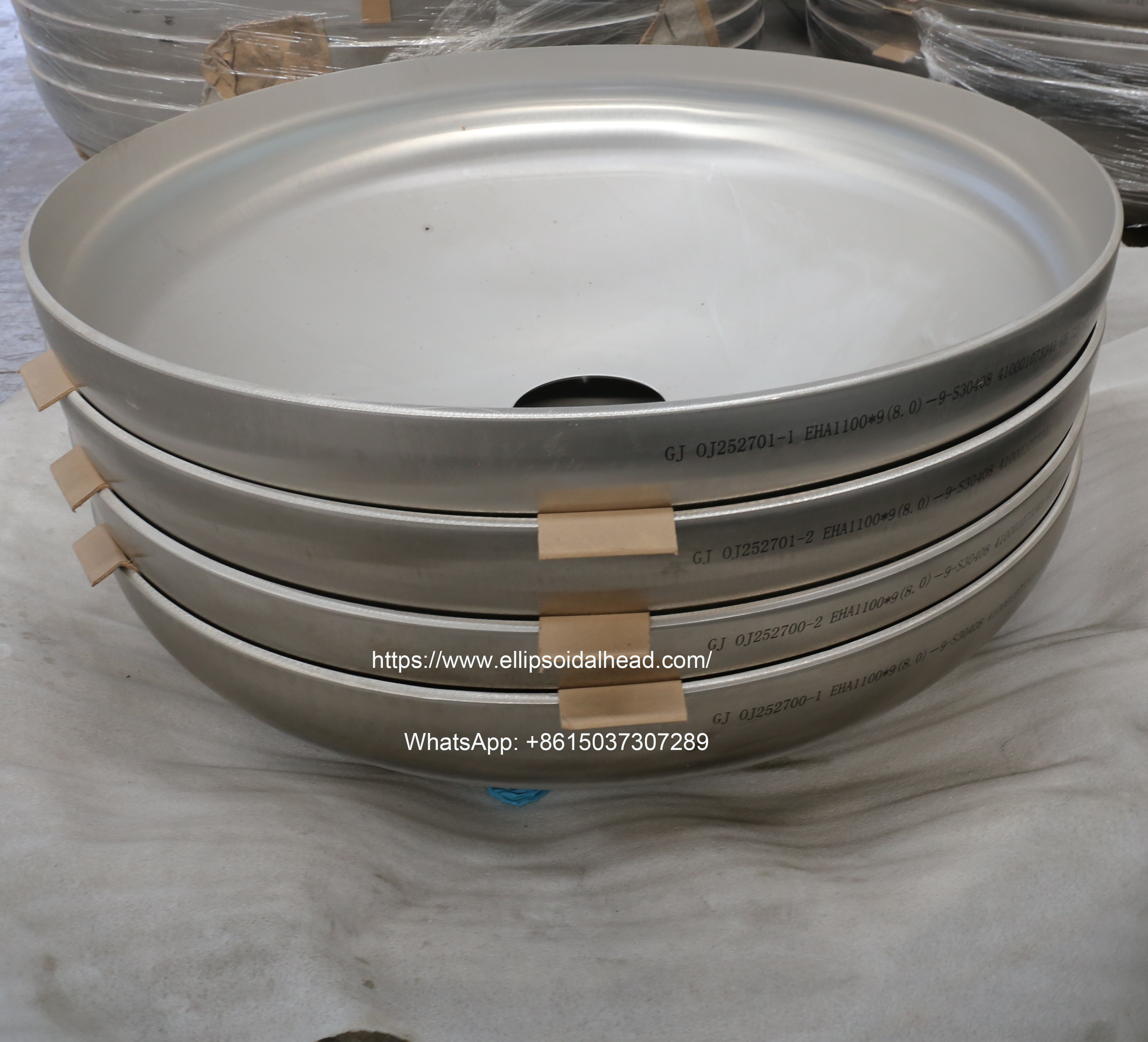 China Manufacturer of ASME Certified SA 516 GR. 70 Carbon Steel Dished Tank Heads for Sale