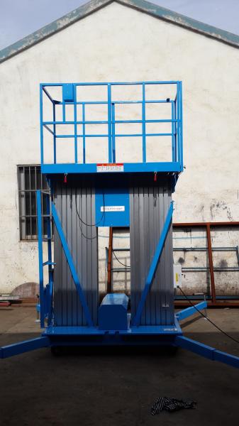 More Clients Choose Us! 16m Four Column Electric Aluminium Man Lift
