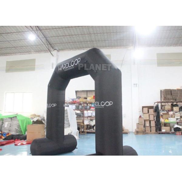 Oxford Mini Advertising Cartoon Inflatable Entrance Arch Outdoor Black