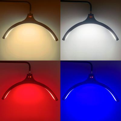 Luz LED meia-lua de 60 W para filmar beleza Cílios e sobrancelhas Nailtech Lâmpada de anel