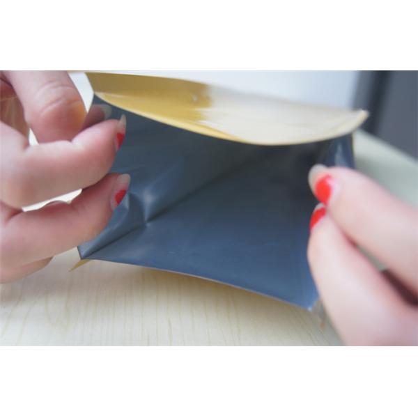 250g Plain Printing Foil Lined Tea Bags Packaging Side Gusset Coffee Bags With Valve