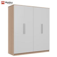 Armoire de chambre à coucher moderne et simple personnalisée avec une tige suspendue