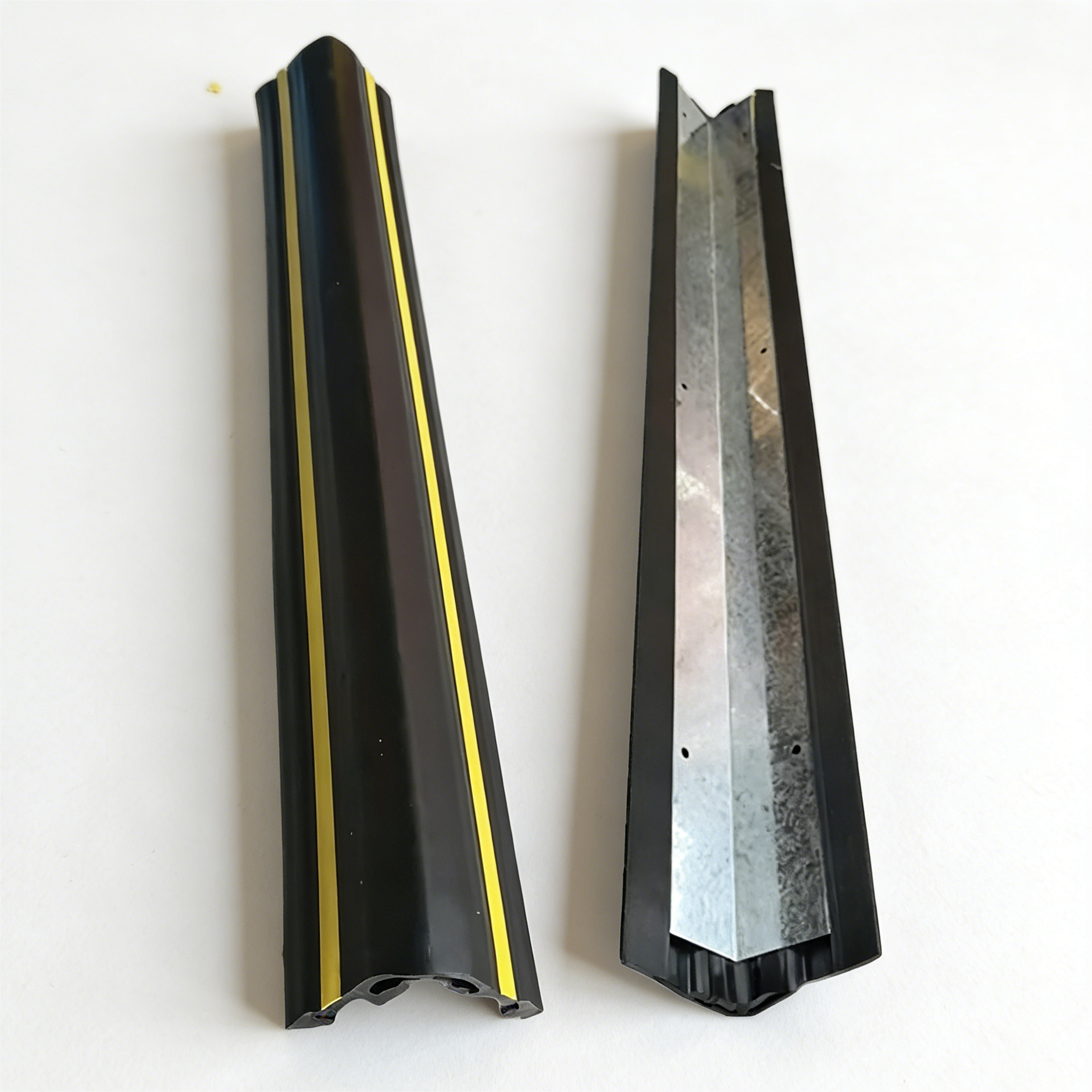 ROAD safety 100 x 10 Garage Wall Protector Speed Bump Corner Guard Rubber Corner Guards Bumpers for Car Parking