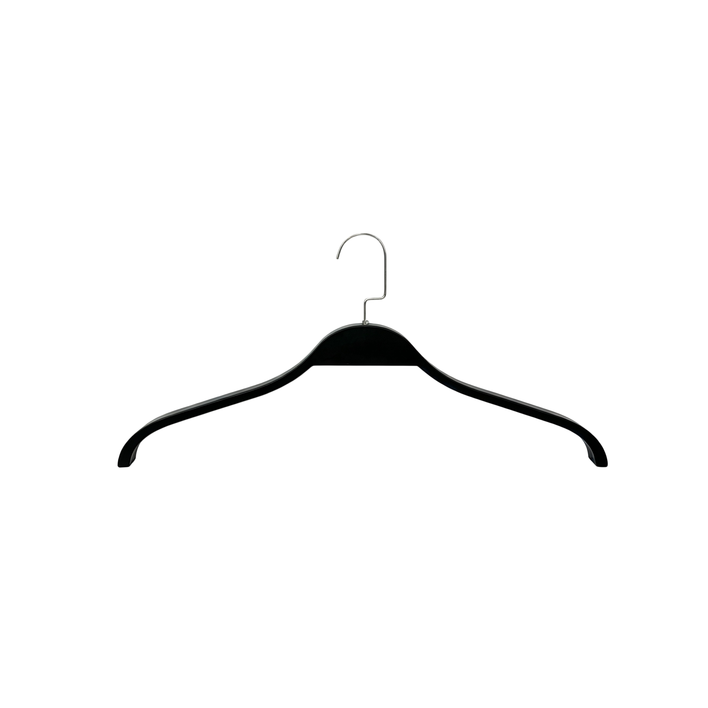 Thickened wear-resistant plastic clothes hanger with 53cm length for men's clothing store displays