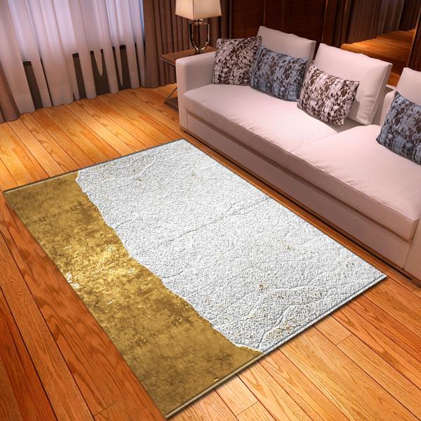 Marble living room carpet, bedroom, dining room floor mat size can be customized