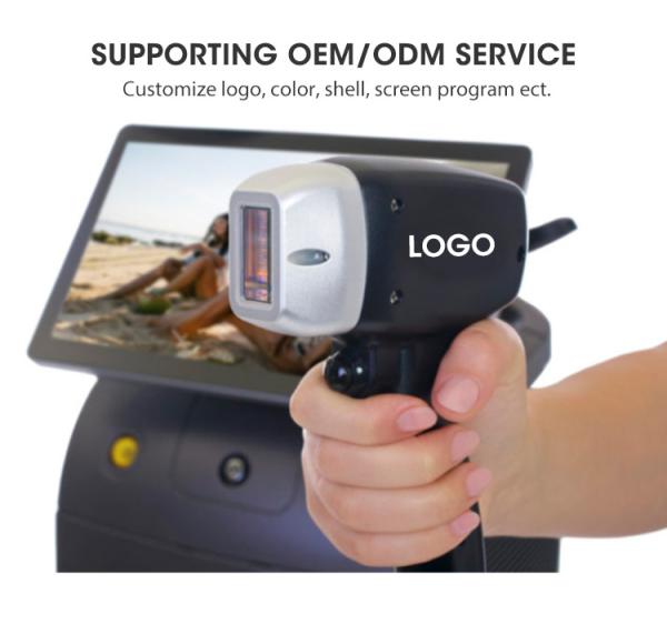 Ice Titanium Laser Hair Machine 3000W Salon Hair Removal Equipment 755 808 1064nm