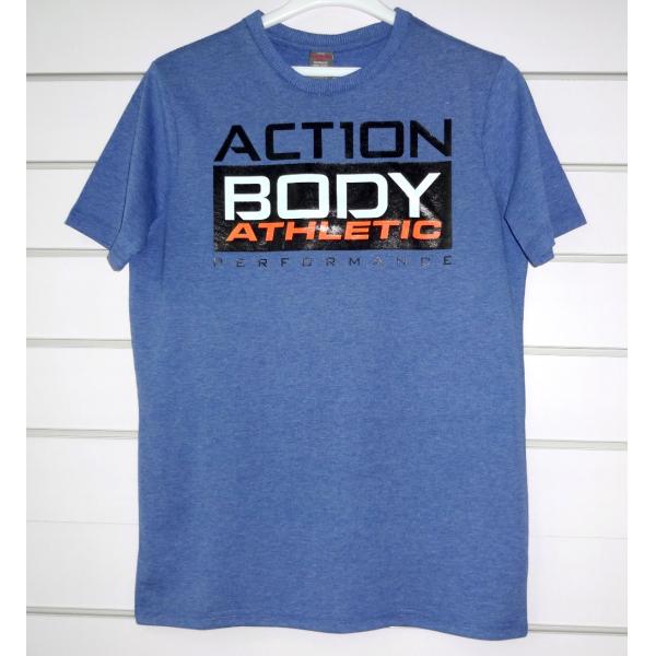 Quick Dry Men's Sports T-Shirt with Vibrant Fluorescent Print and Fabric Type