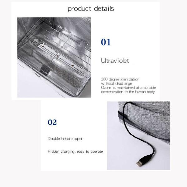 Сумка стерилизации бутылки ухода домочадца складывая Uvc