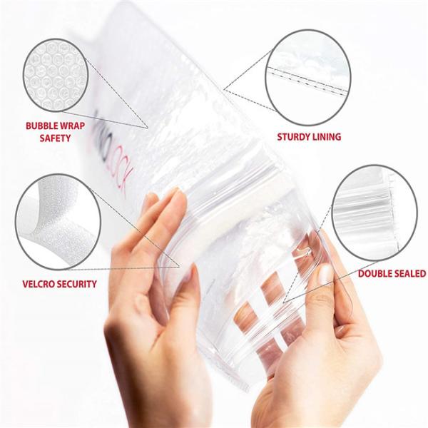 Reusable Leakproof Wine Bottle Protector Wine Travel Bags for Airplane Check-in Luggage