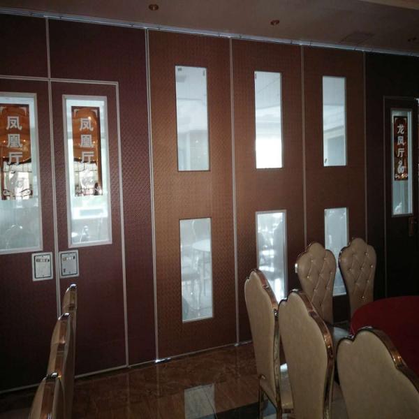 Large Scale Folding Partition Walls Sliding Doors Interior Room Dividers For Banquet Hall