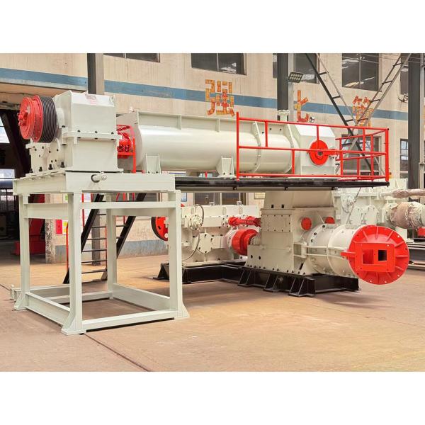 200-450kw Clay Bricks Making Machine Automatic Double Stage Vacuum Extruder For Pressure Extrusion