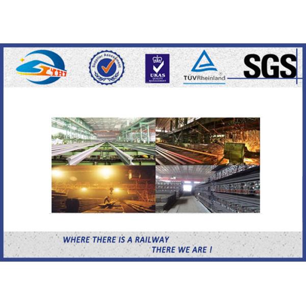 Trilho de aço liso DIN536 900A do guindaste com o comprimento 10 -12M