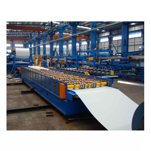 Insulated Roof 48000*8000mm PU Sandwich Panel Machine