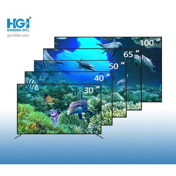 HD 32 ЖК-ТЕЛЕВИЗОРА дюйма с двойным стеклянным телевидением СИД экрана 2K 4K