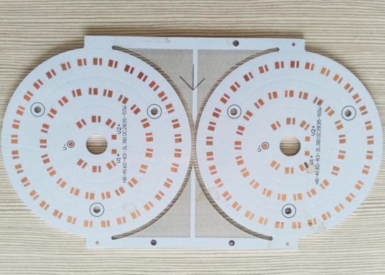 White Soldermask Aluminium ENIG / HASL Surface Durable PCB Printed Circuit Board  PCB Board For LED