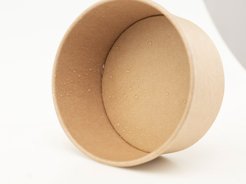Устранимая 1300ml плошка для супа салатницы PLA Kraft бумажная