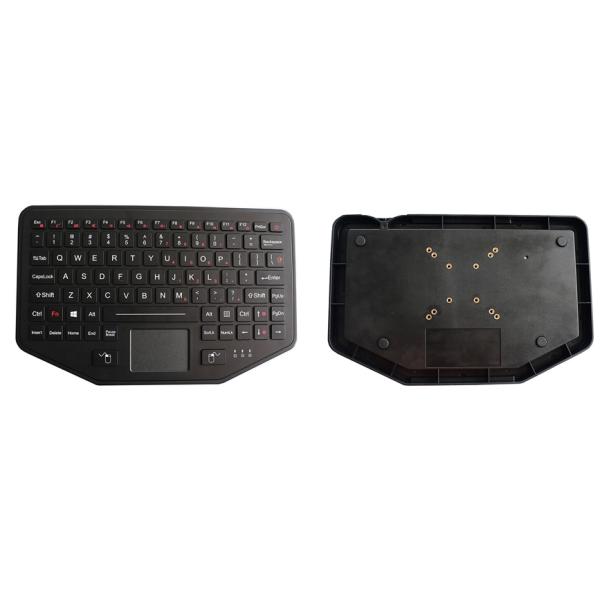 IP65 Wireless Bluetooth Industrial Keyboard Robust ABS With Touchpad Backlit