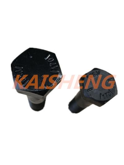 High Tensile Plow ZINC Track Shoe Bolts And Nuts 40Cr Chassis Parts