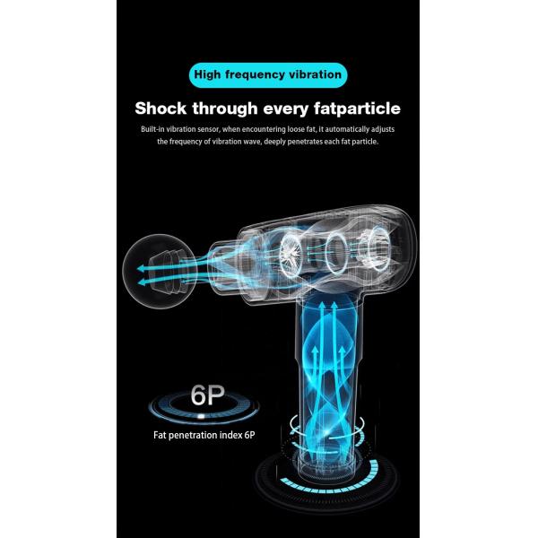 Rechargeable Lithium Battery Massage Gun for Deep Tissue Massage and Sports Recovery