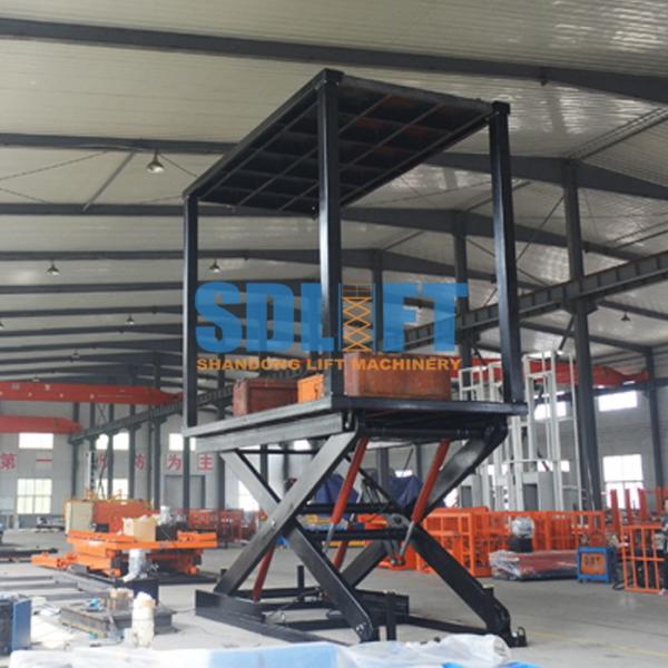 3T 3M Double Deck Hydraulic Scissor Car Lift For Home Garages