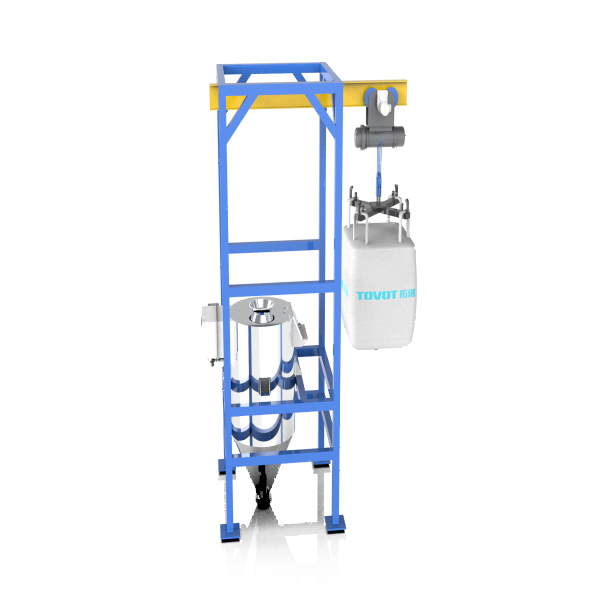 Automatic Bulk Bag Unloading Station For Powder / Granule Material Handling OEM Service