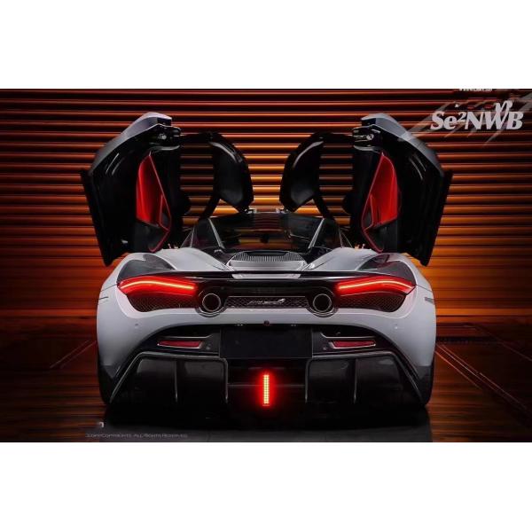 720s Mclaren Body Kit Blacksail Style Front Bumper Spoiler Lip Hood Fender
