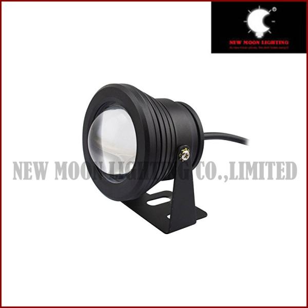 Remote Control 10w DC12v Water resistant RGB LED Underwater Light Lamp for Landscape Fountain Pond Lighting (Black)