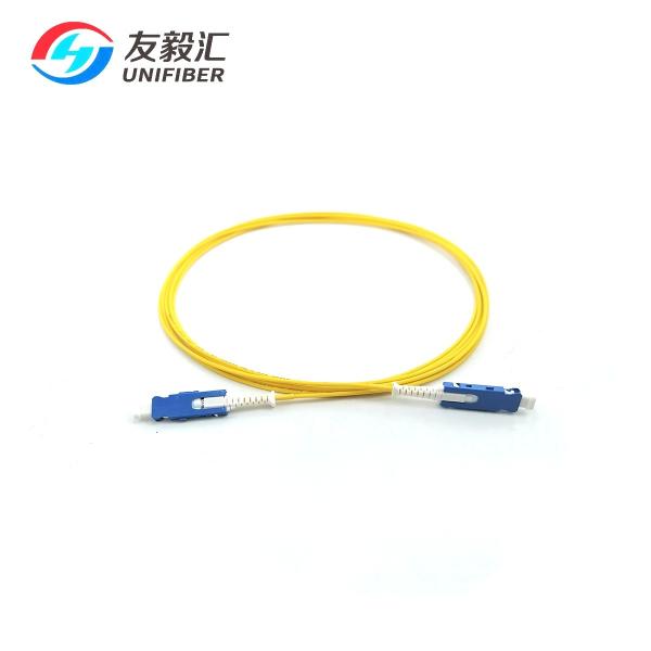 400G High Density SN to SN Fiber Optical Patch Cords Single Mode G657A2 Duplex 1m
