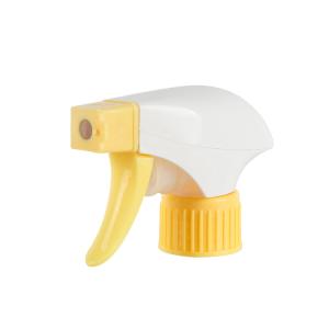 Yellow PP All Plastic Trigger Sprayer 28/410 Metal Mesh Foam Trigger Sprayer