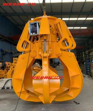 YISONG High Strength Steel Excavator Orange Peel Grapple OEM ODM