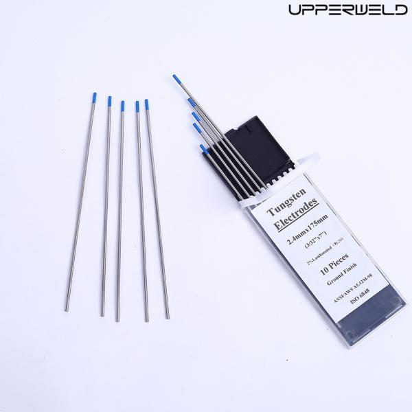 10pcs WL 20 2% Lanthanated Tungsténio Azul 175mm 1.6mm Pacote de Eletrodos para Soldadura Tig