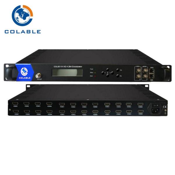 Colable DVB T Encoder Modulator COL5011H 12 Channel HDMI To COFDM Encodulator