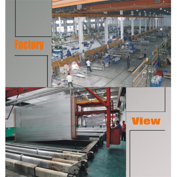 Powder Coated Surface Aluminium Door Profiles With 1.2mm Thickness 6 Meters Length