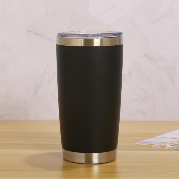 20oz Travel Tumbler Cup Double Wall Vacuum Isolated Stainless Steel Coffee Cup с крышкой