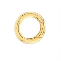 14K or plaqué rond Charm Améliorateur Connecteur Collier Joaillerie Type Pendants Ou Charms Utilisation