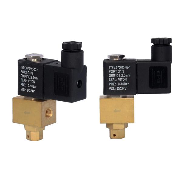 flow adjustable solenoid valve for fuel diesel oil  1 / 8 inch bspp