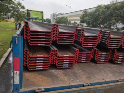High Strength Steel Sheet Pile Water Tightness Easy Construction