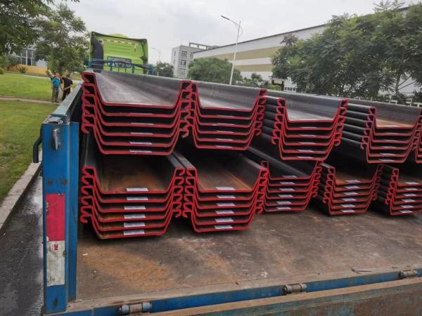 High Strength Steel Sheet Pile Water Tightness Easy Construction