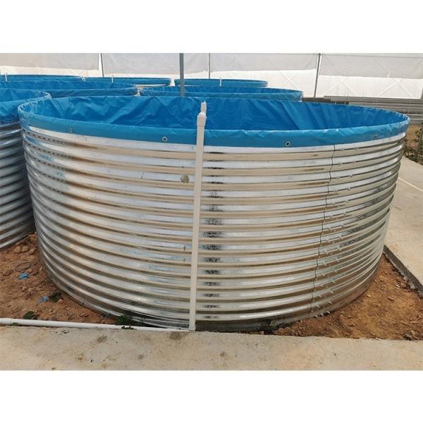 Customized Galvanized Fish Pond High Capacity For Commercial Farming