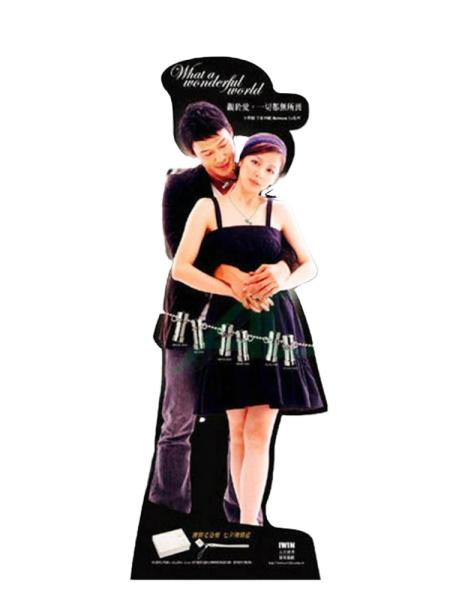 Custom Anime Cardboard Advertising Standee With Vibrant CMYK Offset Printing