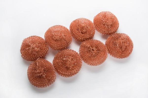 Household Cleaning Copper Pot Scrubbers Soft Touching With Three Years Long Lifetime