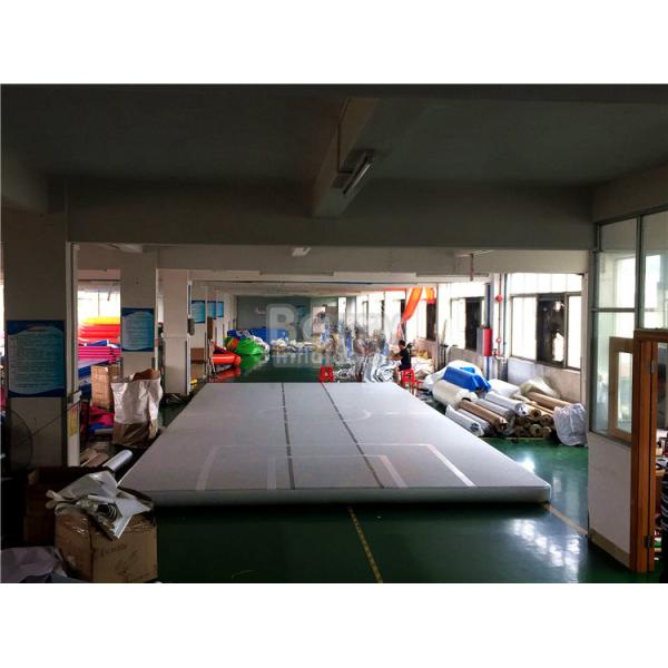 Крытая циновка гимнастики следа воздуха тренировки, серый след воздуха Сквре Прикс