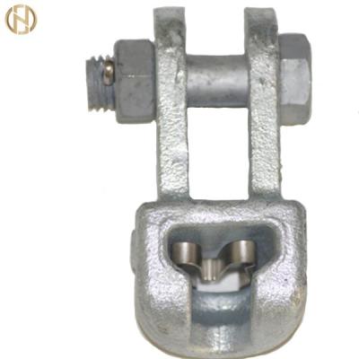 Hot Dip Galvanized Steel Socket Clevis Eye Convenient For Insulator
