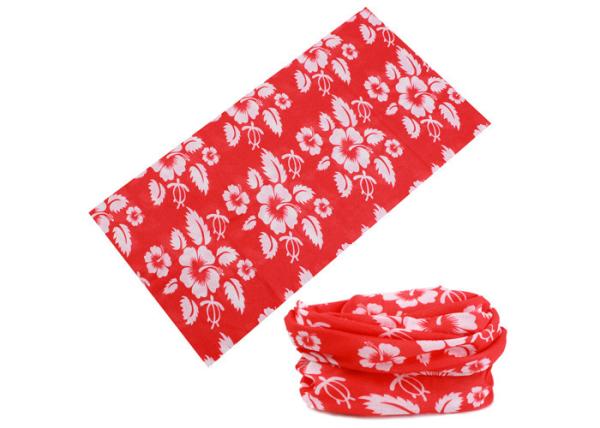 Red Girl Fishing Face Shield Mask , Modern Style Fishing Sun Face Mask Anti - Bacterium