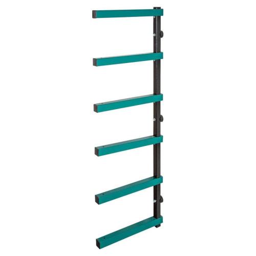 6-Shelf System Wood Organizer Lumber Storage Metal Rack